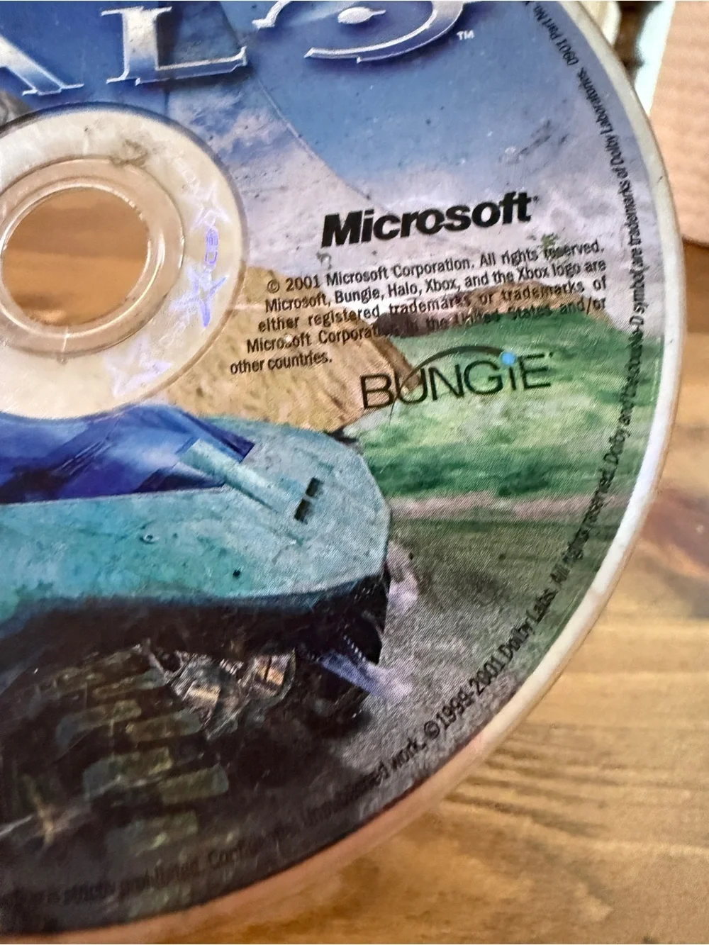 Halo Combat Evolved (Original Xbox) - Disc Only - UNTESTED/HEAVY SCRATCHES